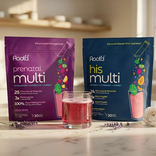 Root'd Growing Together Bundle | Prenatal & Men's Daily Nutrition
