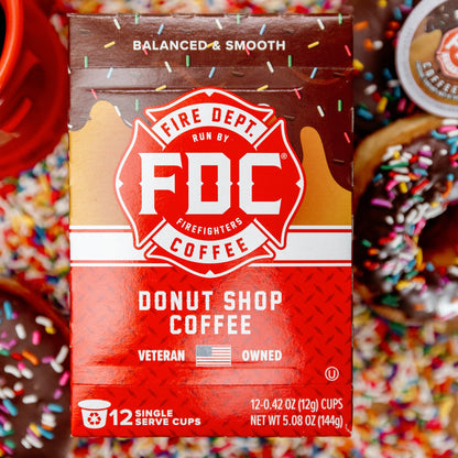 Fire Dept Coffee Donut Shop Coffee Pods