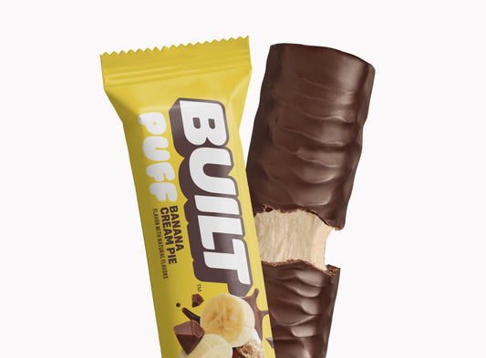 Built Banana Cream Pie Puff Protein Bar – 12 Count Box