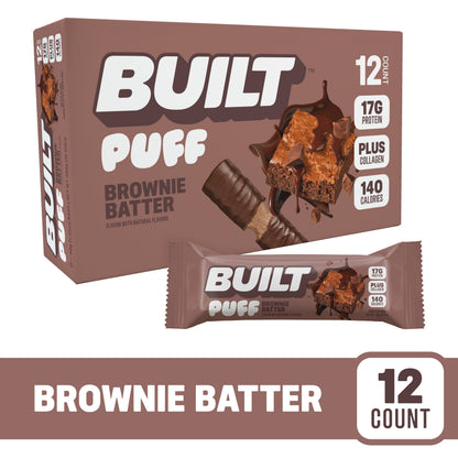 Built Puff Protein Bars – Brownie Batter Flavor