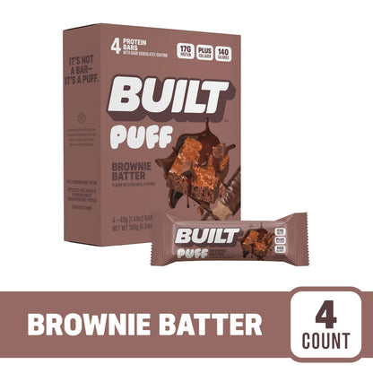 Built Puff Protein Bars – Brownie Batter Flavor