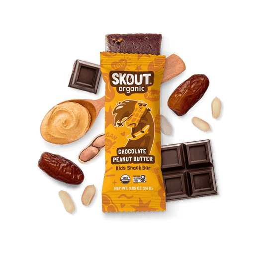 Skout Organic Chocolate Peanut Butter Kids Bar