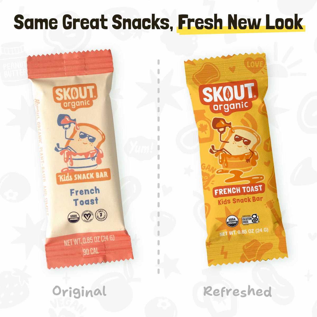 Skout Organic French Toast Kids Bar