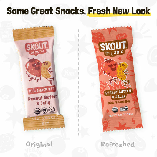 Skout Organic Peanut Butter & Jelly Kids Bar