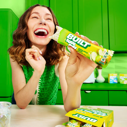 Green Apple Crush Sour Puff Protein Bar | High Protein Low Sugar Snack