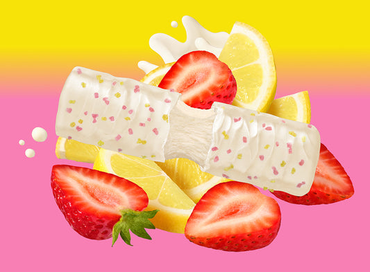 Pink Lemonade Sour Puff Protein Bar | Built High Protein Snack