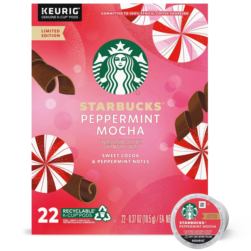 Starbucks Peppermint Mocha K Cups | KupofK Coffee