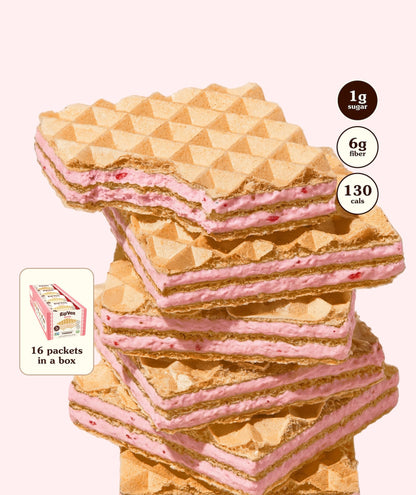 Rip Van Strawberry Low Sugar Wafer Cookies