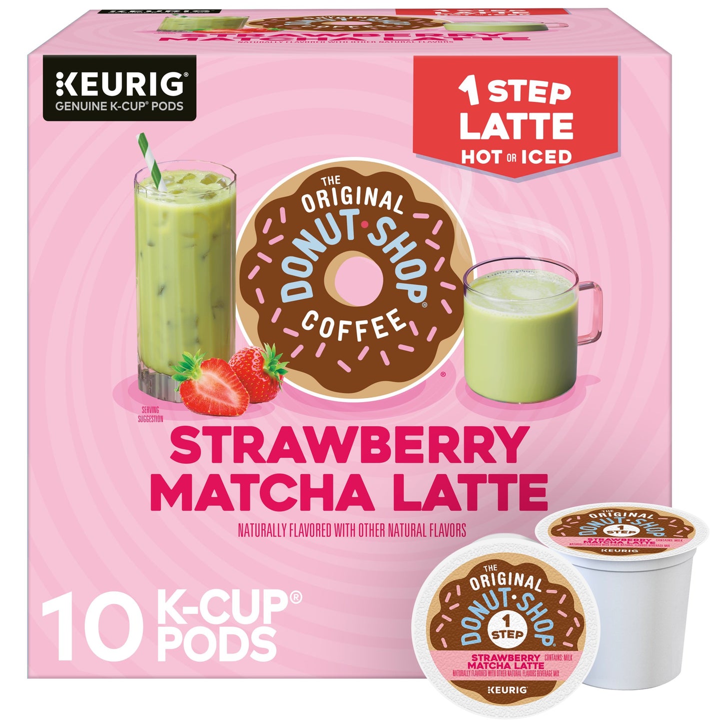 Strawberry Matcha Latte K-cups