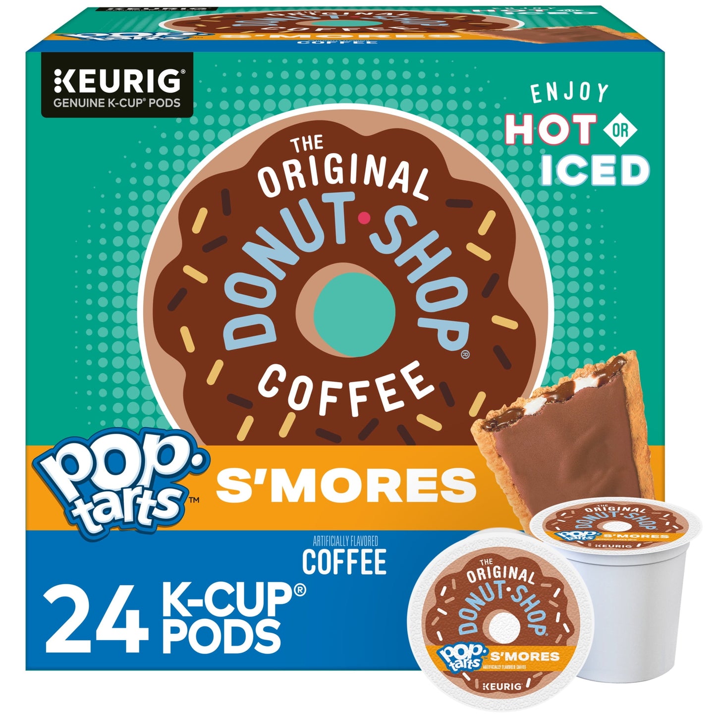 The Original Donut Shop Pop-Tarts S'mores K-Cup Coffee Pods