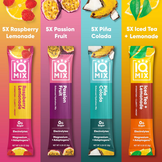 IQMIX Vacation Variety Electrolyte Drink Mix Sticks