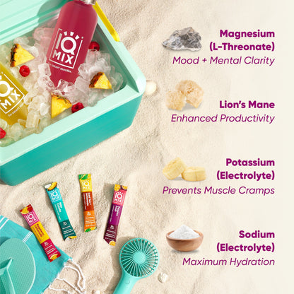 IQMIX Vacation Variety Electrolyte Drink Mix Sticks