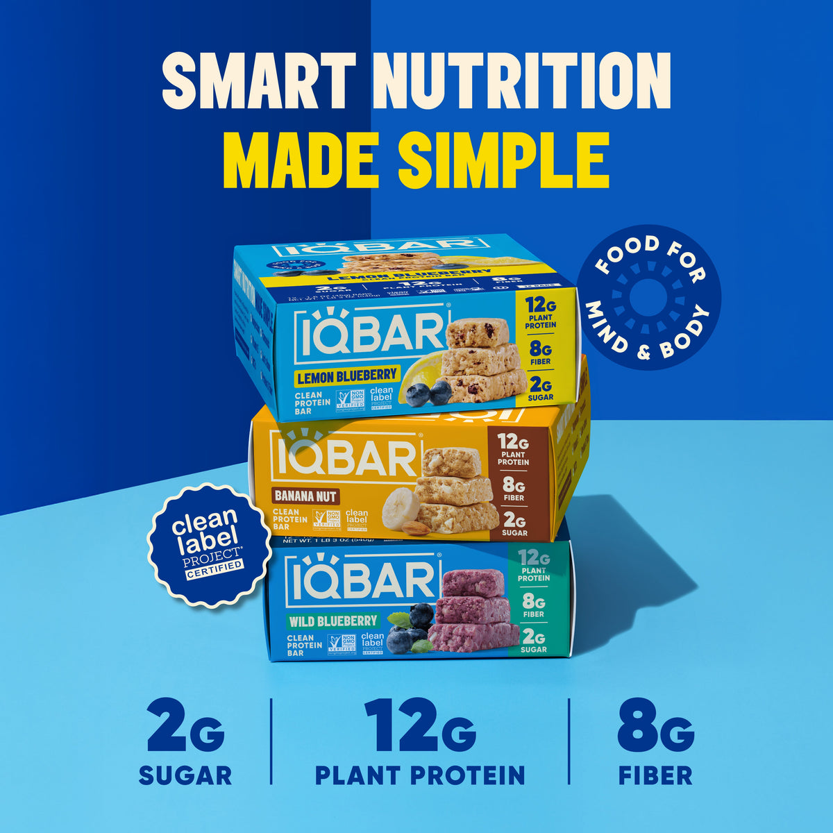 IQBAR Fruit Lovers Bundle (36 Bars)