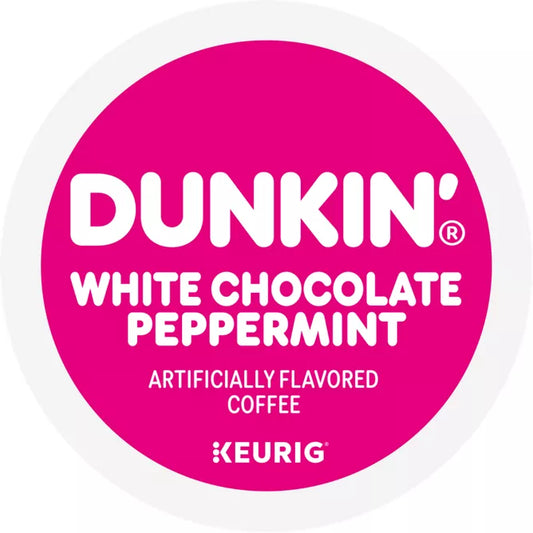 Dunkin White Chocolate Peppermint K-cups
