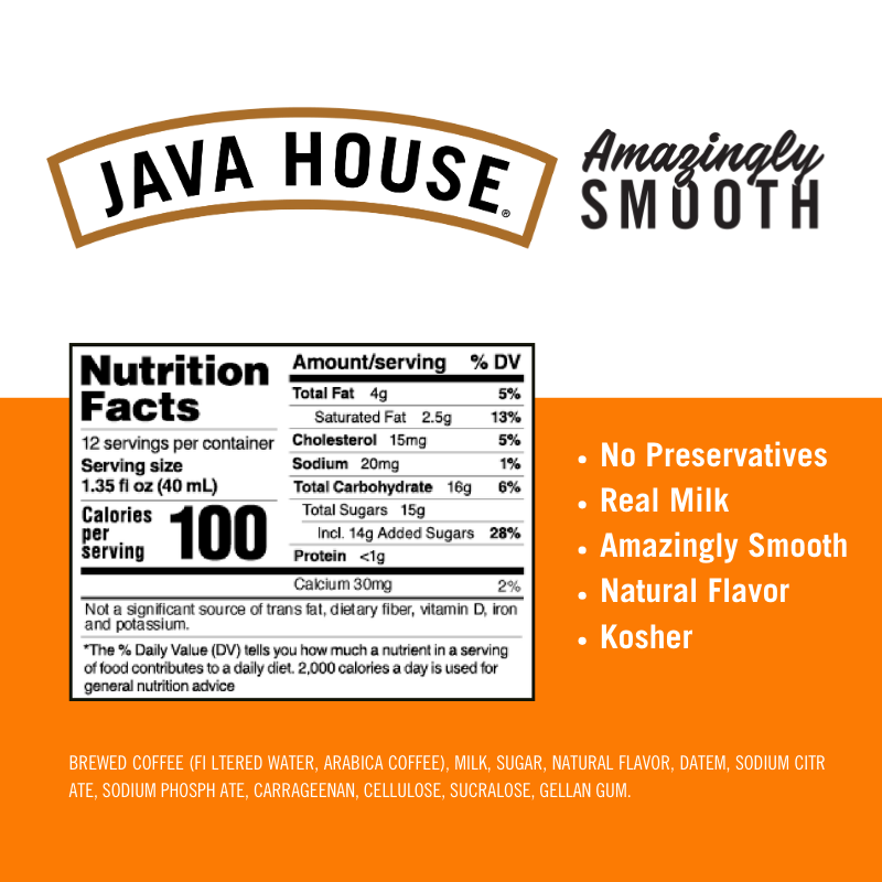 Java House Cold Brew Latte - Salted Caramel
