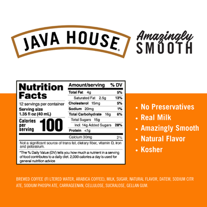 Java House Cold Brew Latte - Salted Caramel