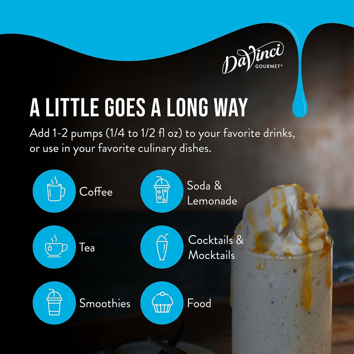 Davinci Gourmet Sugar Free Syrup, Coffee Liqueur, 25.4 Fl Ounce