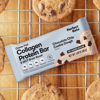 Collagen Protein Bars with MCT | Low Carb Keto Protein Bars
