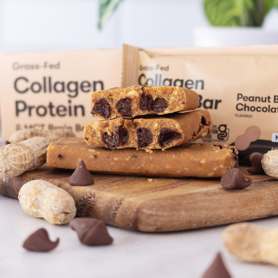 Collagen Protein Bars with MCT | Low Carb Keto Protein Bars