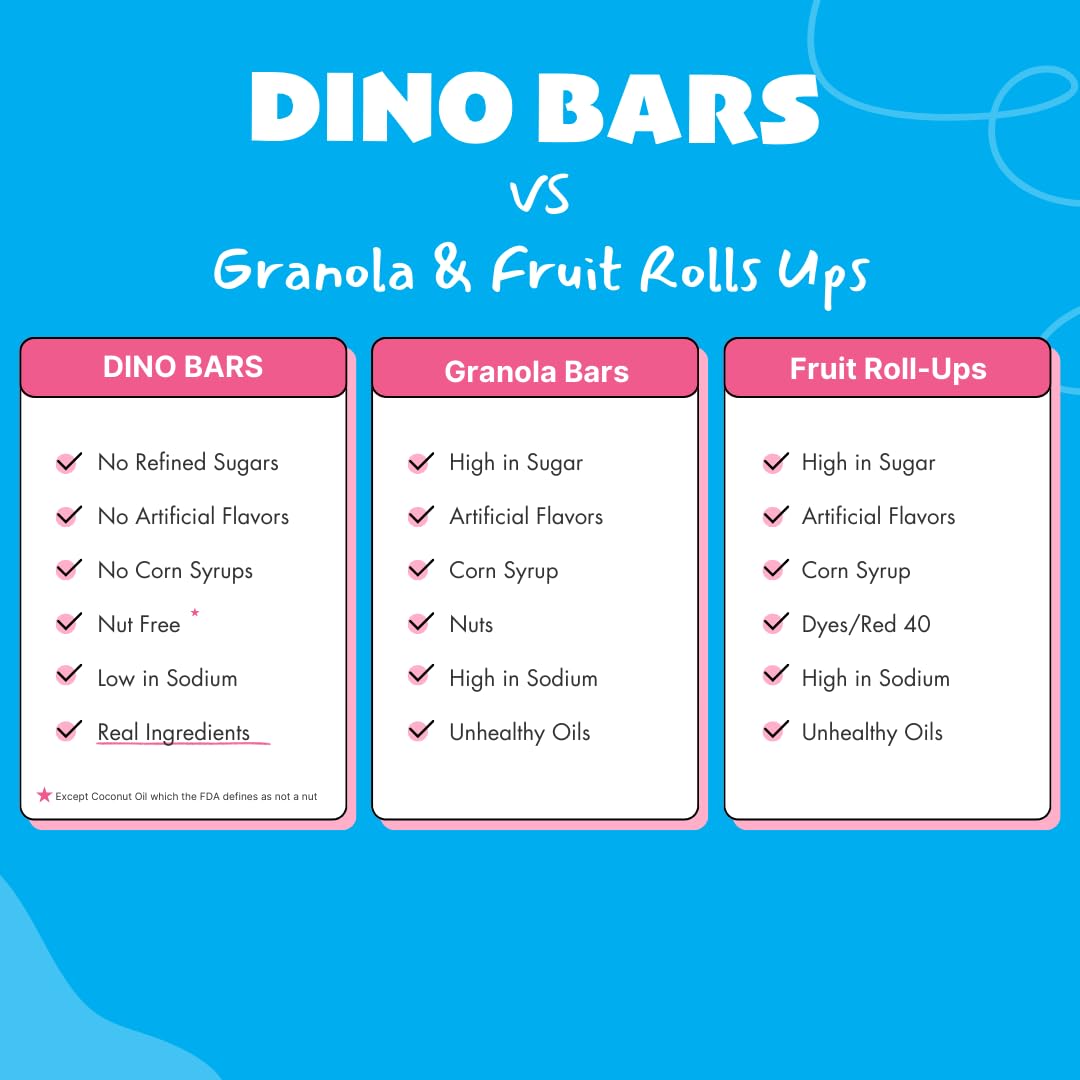 Dino Bars Organic Fruit Bar Variety Pack