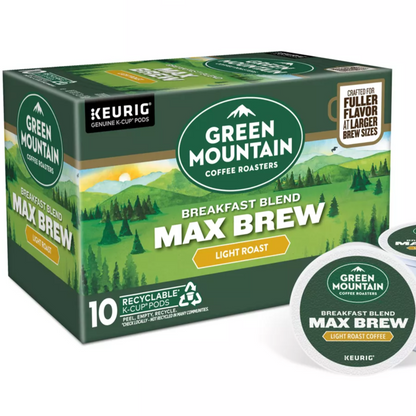 Green Mountain Breakfast Blend MAX BREW Coffee
