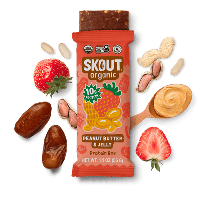 Skout Organic Peanut Butter & Jelly Protein Bar