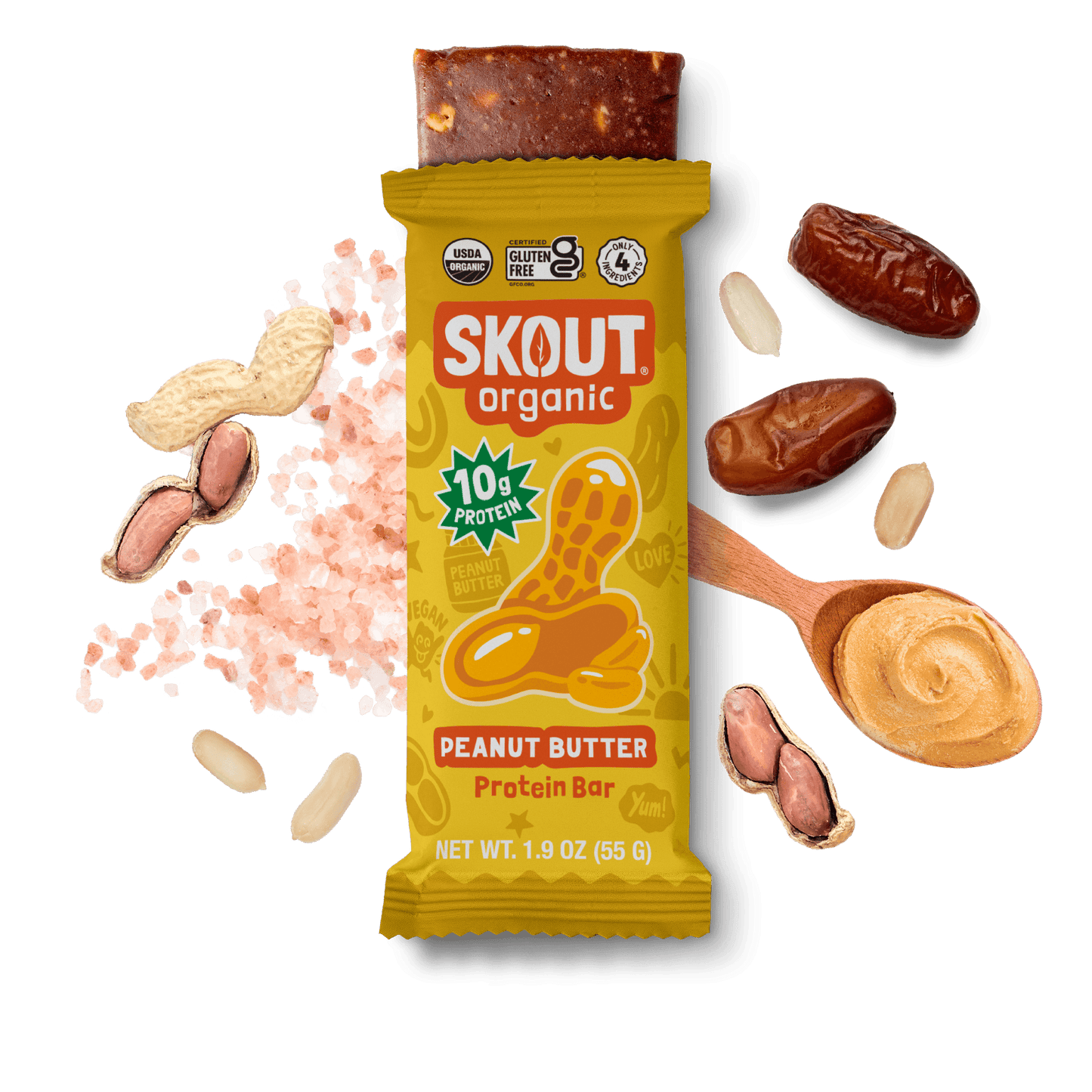 Skout Organic Peanut Butter Protein Bar