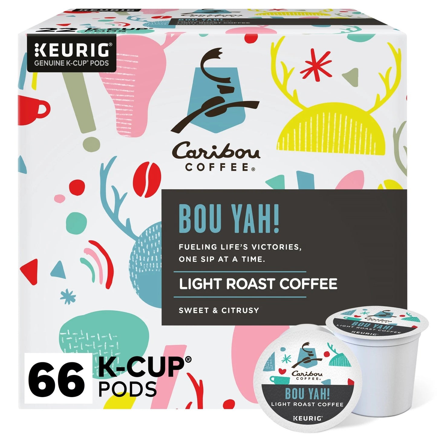 Caribou Coffee BOU YAH! K-cups