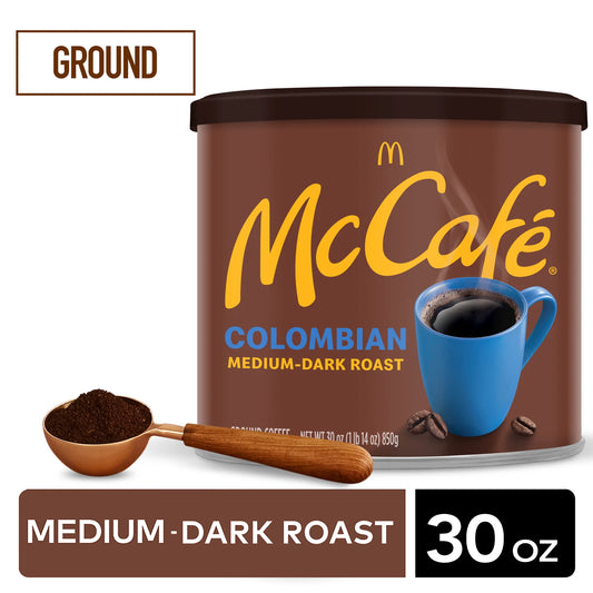 McCafe Colombian Roast Ground Coffee 30oz Can