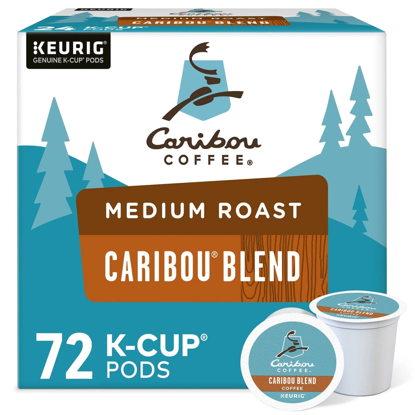 Caribou Blend Medium Roast Coffee K-cups