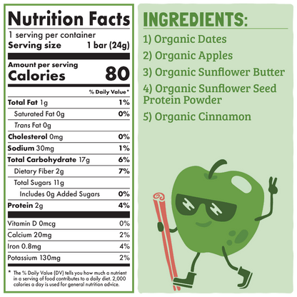 Skout Organic Apple Pie Kids Bar