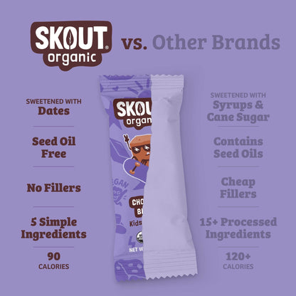 Skout Organic Chocolate Brownie Kids Bar