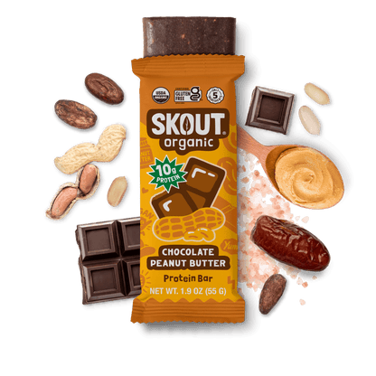 Skout Organic Chocolate Peanut Butter Protein Bar