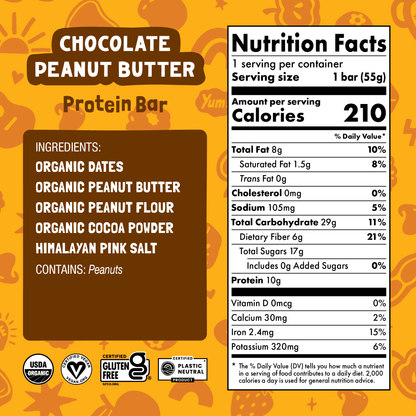 Skout Organic Chocolate Peanut Butter Protein Bar