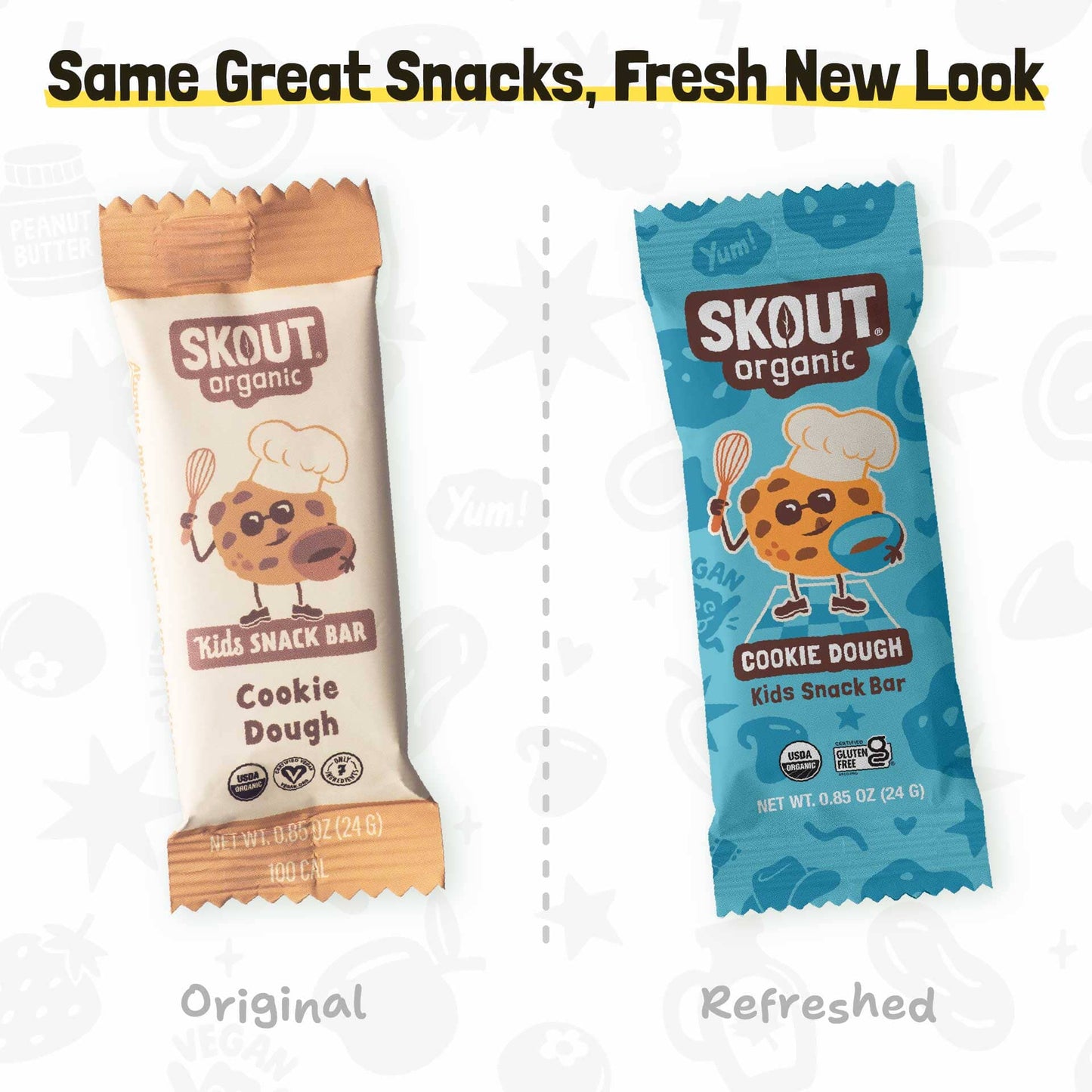 Skout Organic Cookie Dough Kids Bar