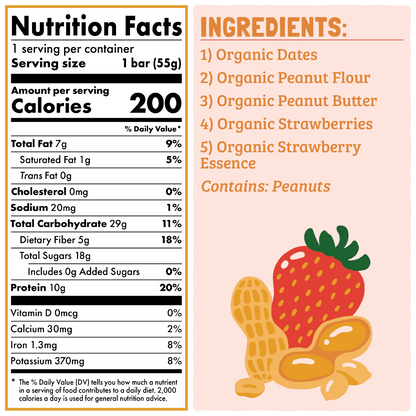 Skout Organic Peanut Butter & Jelly Protein Bar