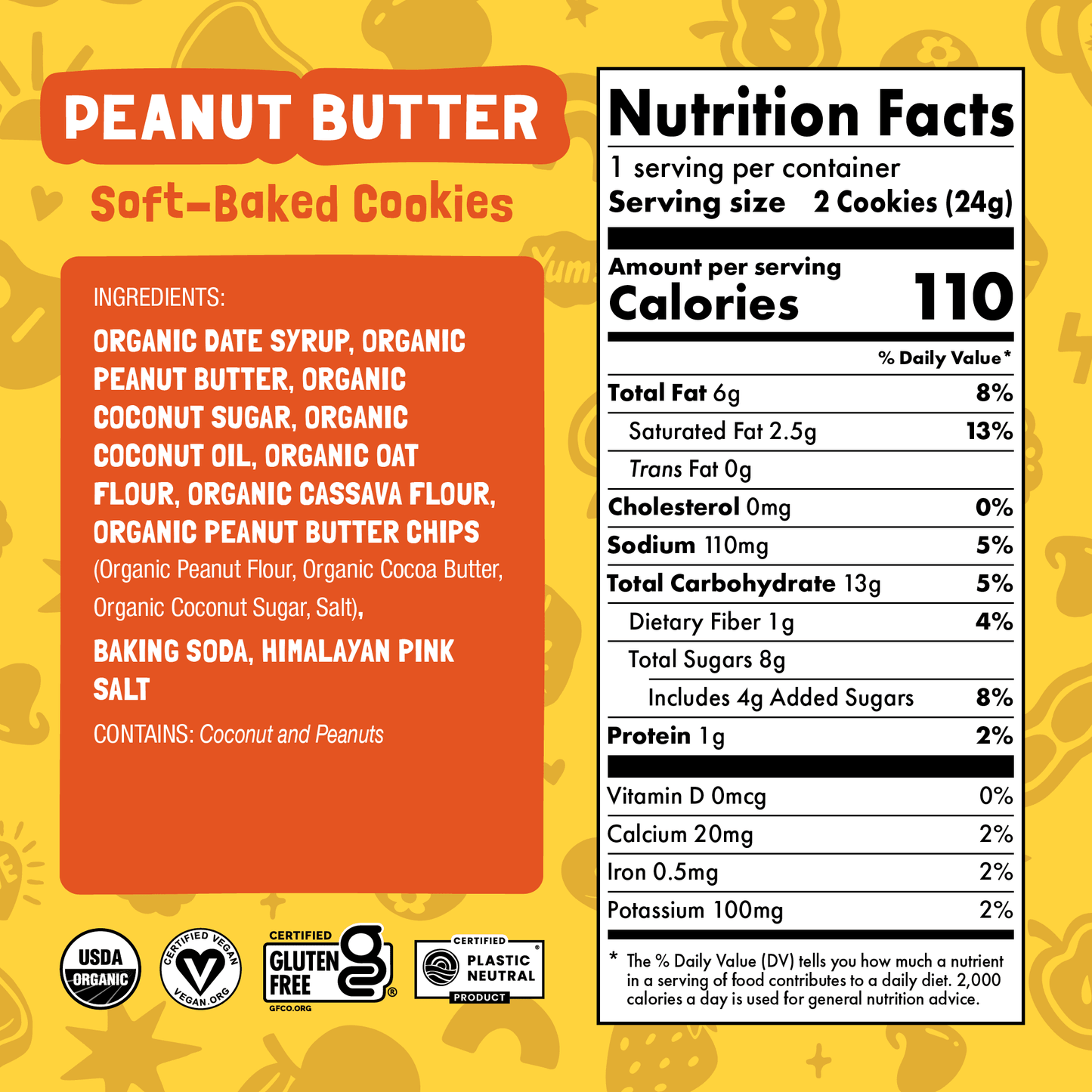 Skout Organic Peanut Butter Soft Baked Cookies