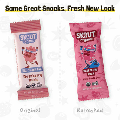 Skout Organic Raspberry Rush Kids Bar