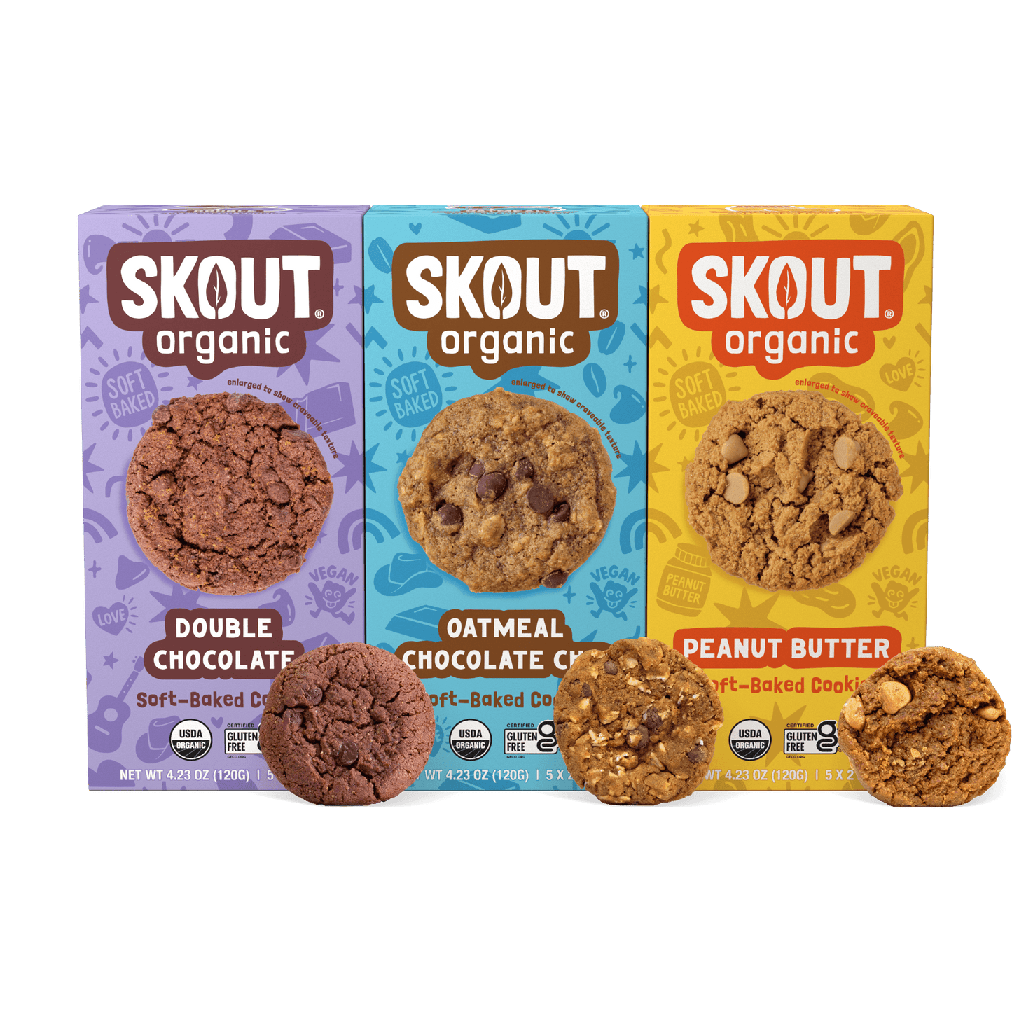Skout Organic Soft Baked Cookie and Kids Bar Bundle