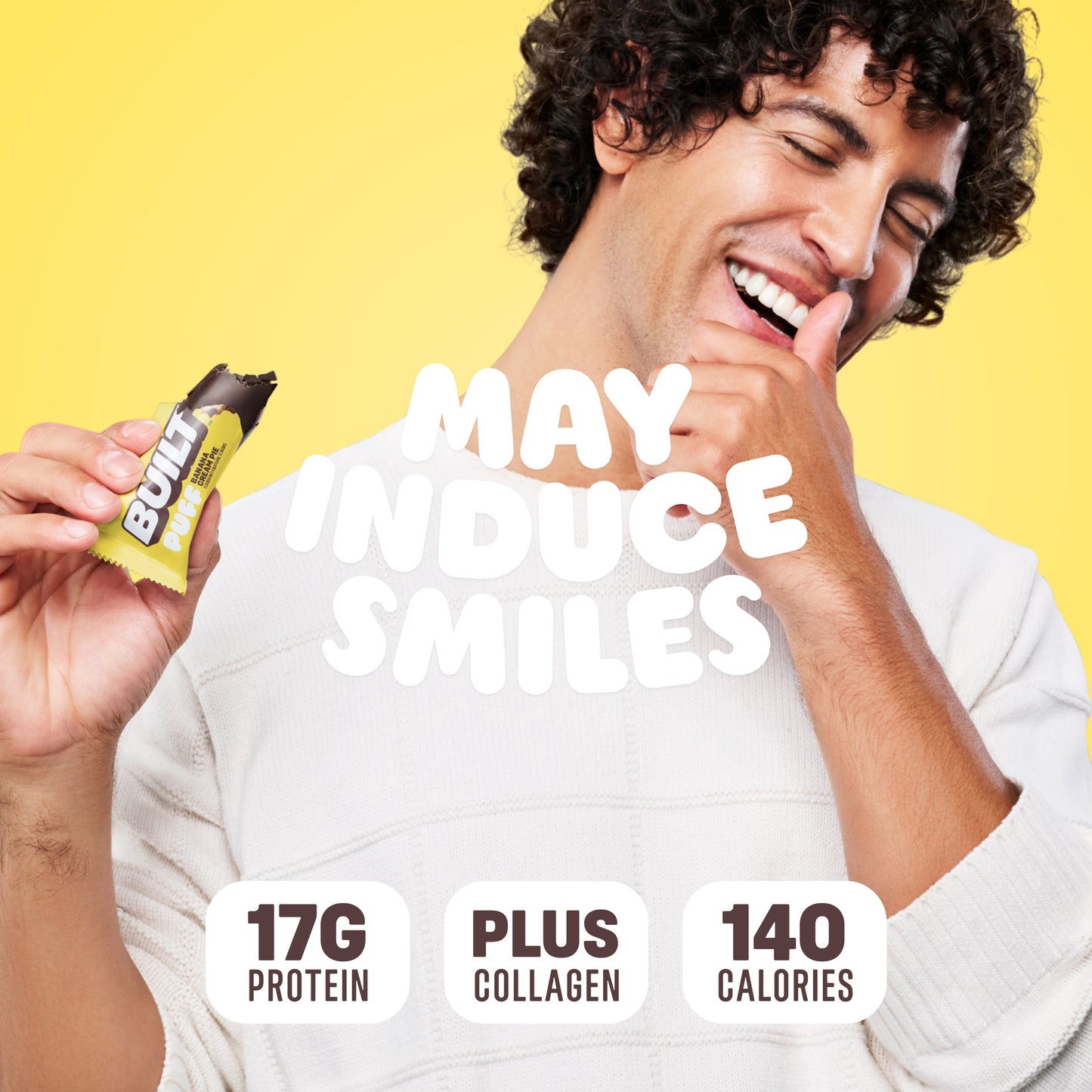 Built Banana Cream Pie Puff Protein Bar – 12 Count Box