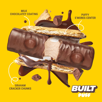 S’mores Chunk Puff Protein Bar | Built High Protein Snack