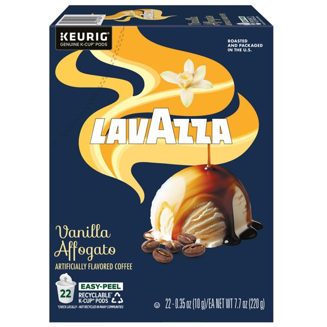 Lavazza Vanilla Affogato Flavored Coffee K-Cup Pods