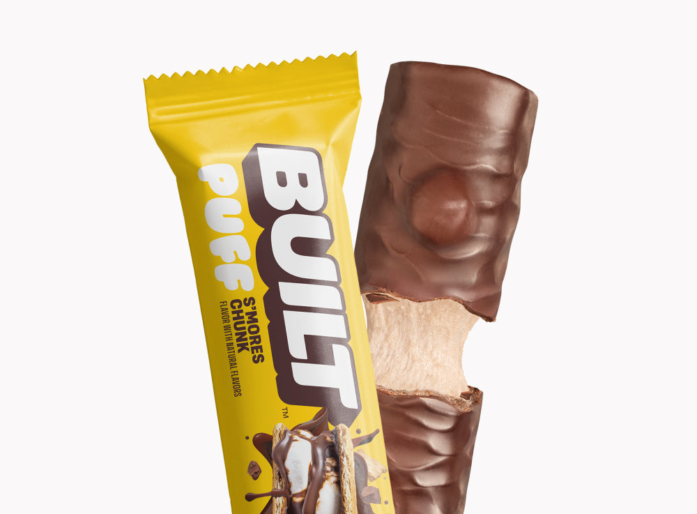 S’mores Chunk Puff Protein Bar | Built High Protein Snack