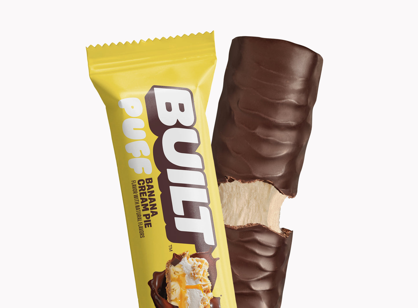Built Banana Cream Pie Puff Protein Bar – 12 Count Box