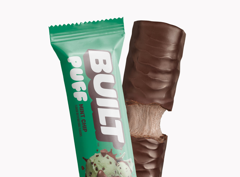 Mint Chip Puff Protein Bar – High-Protein Mint Chocolate Flavor