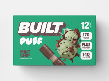Mint Chip Puff Protein Bar – High-Protein Mint Chocolate Flavor