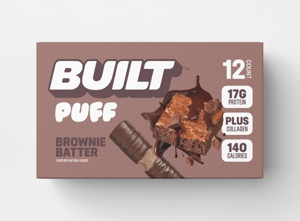 Built Puff Protein Bars – Brownie Batter Flavor