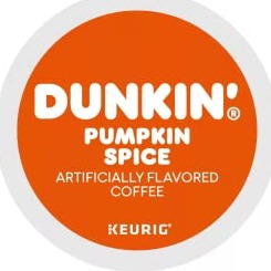 Dunkin Donuts Pumpkin Spice K-cups