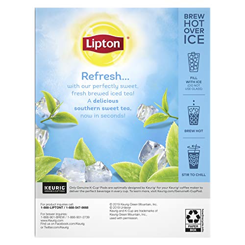 Buy Lipton Iced Tea K-Cup Pods Sweet Black Tea KupofK KupofK