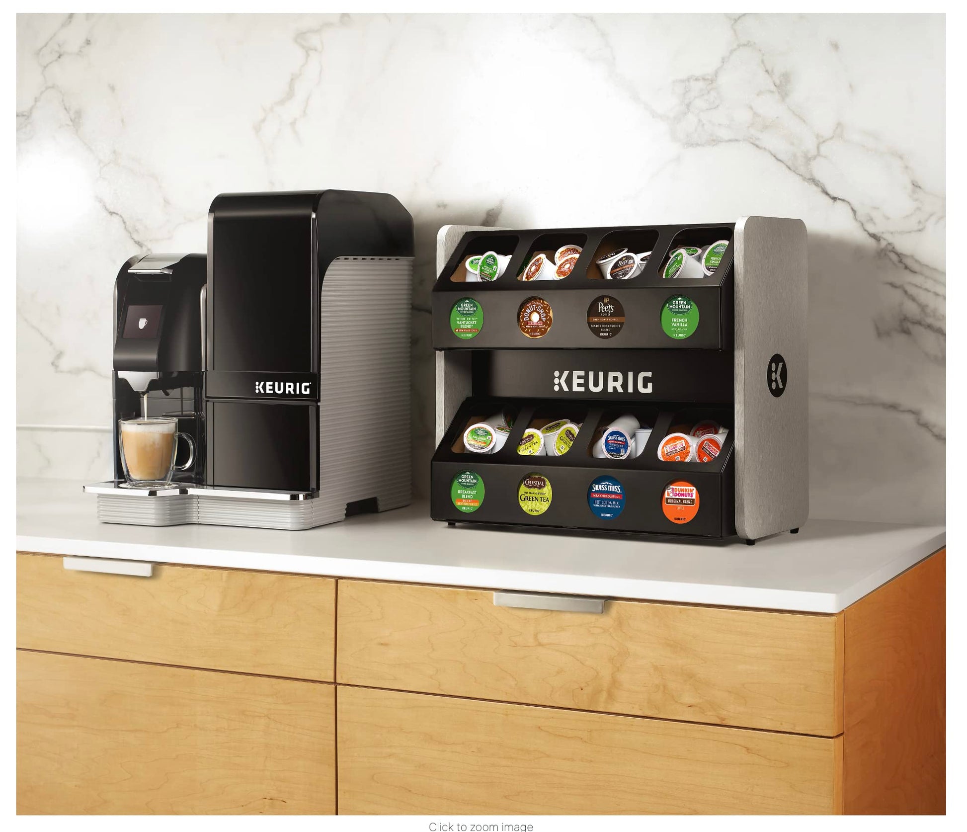 Keurig 8-Compartment Coffee Organizer
